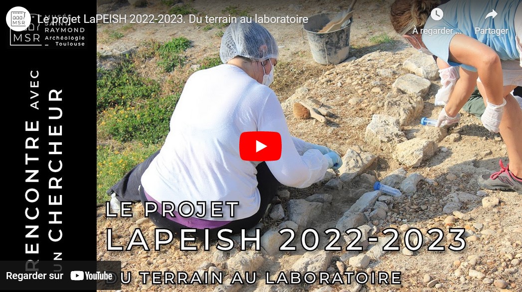 Des nouvelles en vidéo du projet LaPEISH