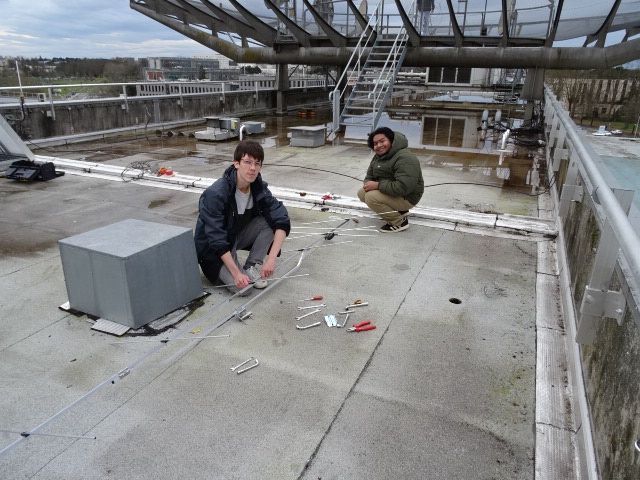 Deux nouvelles antennes à Bordeaux INP – ENSEIRB-MATMECA pour dialoguer avec l’ISS